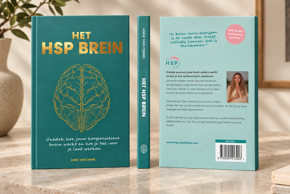 Boek Het HSP brein - De HSP Academie - Anne van Omme